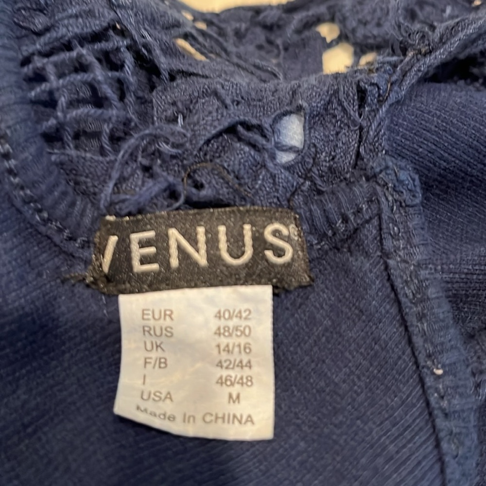 Venus Lace & Rhinestone Racerback Tank Top - Picture 13 of 13